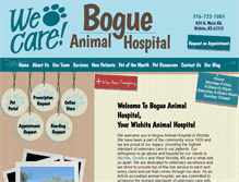 Tablet Screenshot of bogueanimalhospital.com